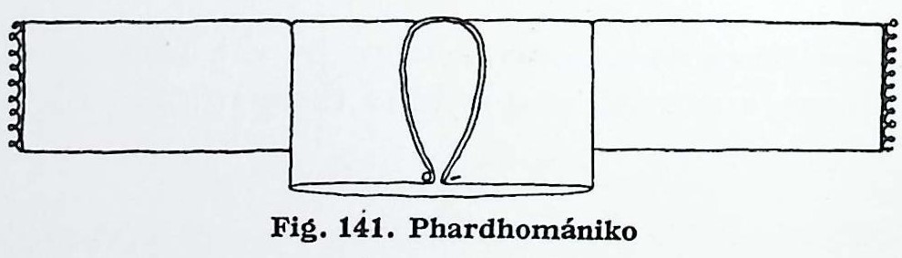 Ενδυμασία γυναίκας χωριού – Λιθί- 141. Φαρδομάνικο