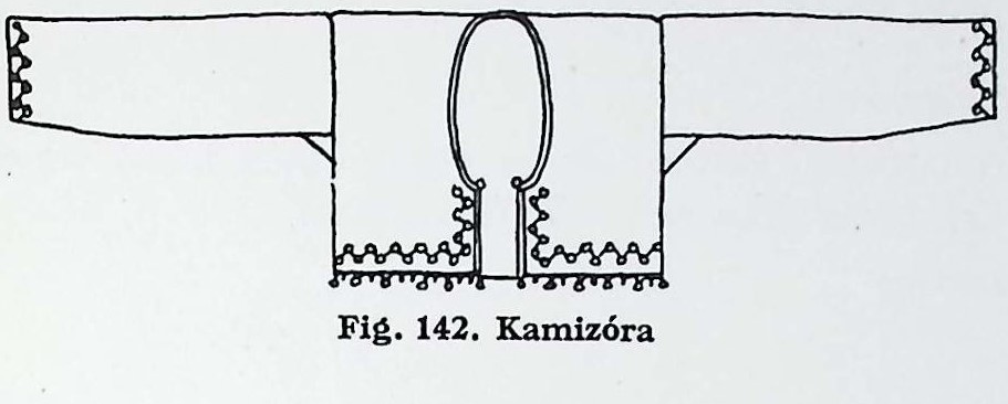 Ενδυμασία γυναίκας χωριού – Λιθί- 142. Καμιζόρα