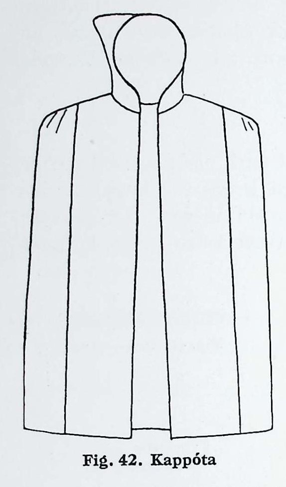 Ενδύματα ανδρών χωρικών Βορειόχωρα ή Βόρεια Χίος-         42. Καπότα