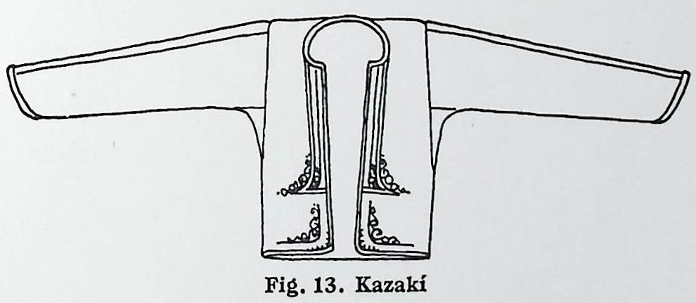 Ενδύματα ανδρών  χωρικών – Κάμπος, Χώρα, Μαστιχοχώρια- 13.Καζάκι