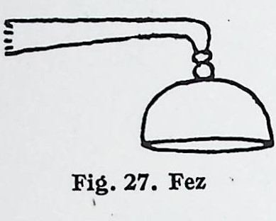 Ενδύματα ανδρών  χωρικών – Κάμπος, Χώρα, Μαστιχοχώρια – Πυργί-27.Φέσι