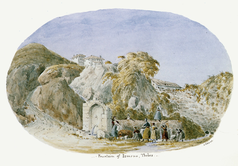 Η κρήνη του Ισμηνού στη Θήβα