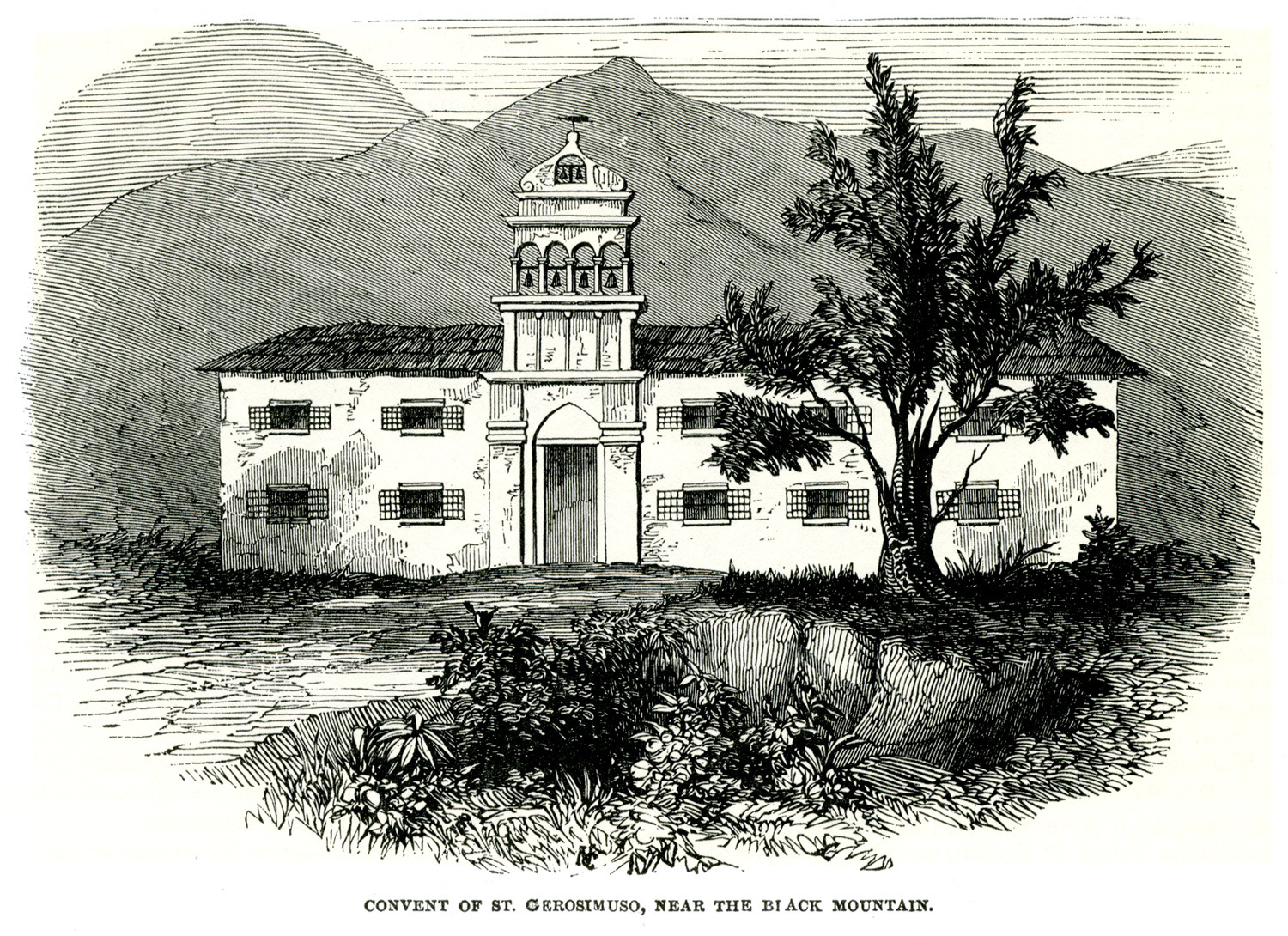 Η μονή του Αγίου Γερασίμου στους πρόποδες του Αίνου, στην Κεφαλονιά