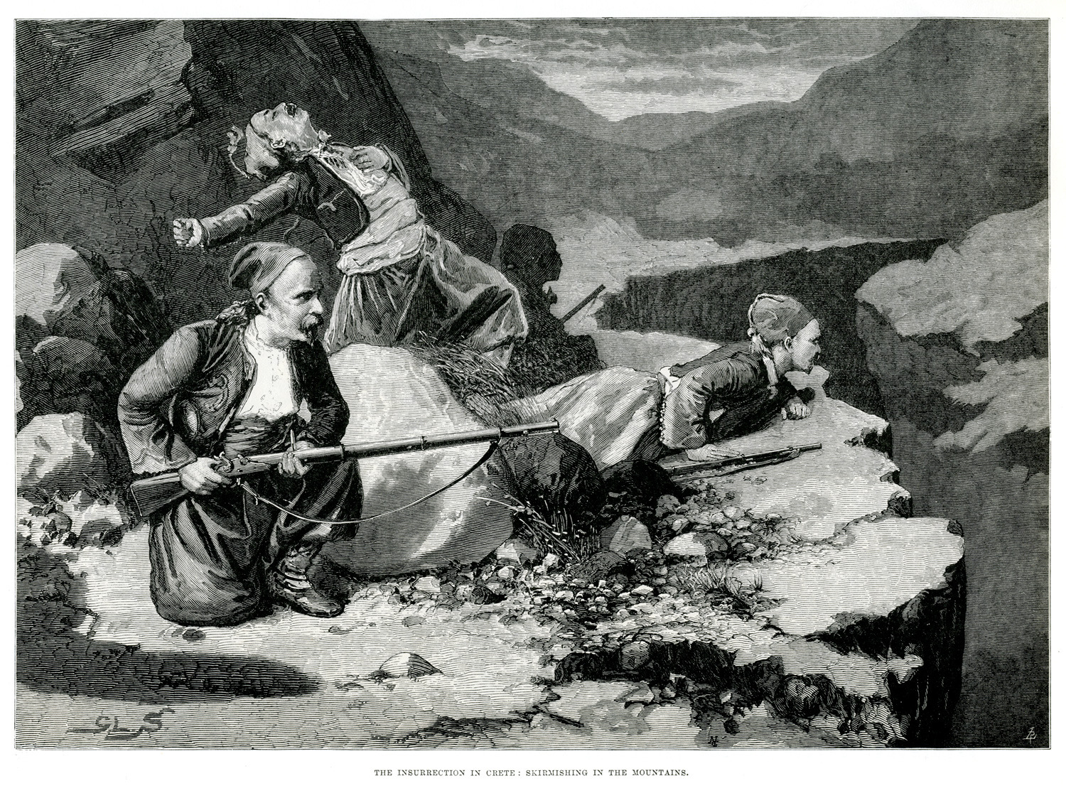 Κρητική Επανάσταση (1866-1869): Έλληνες ακροβολιστές στα βουνά