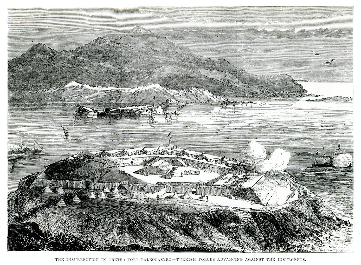 Κρητική Επανάσταση (1866-1869)- Η πολιορκία του Κισσάμου Χανίων