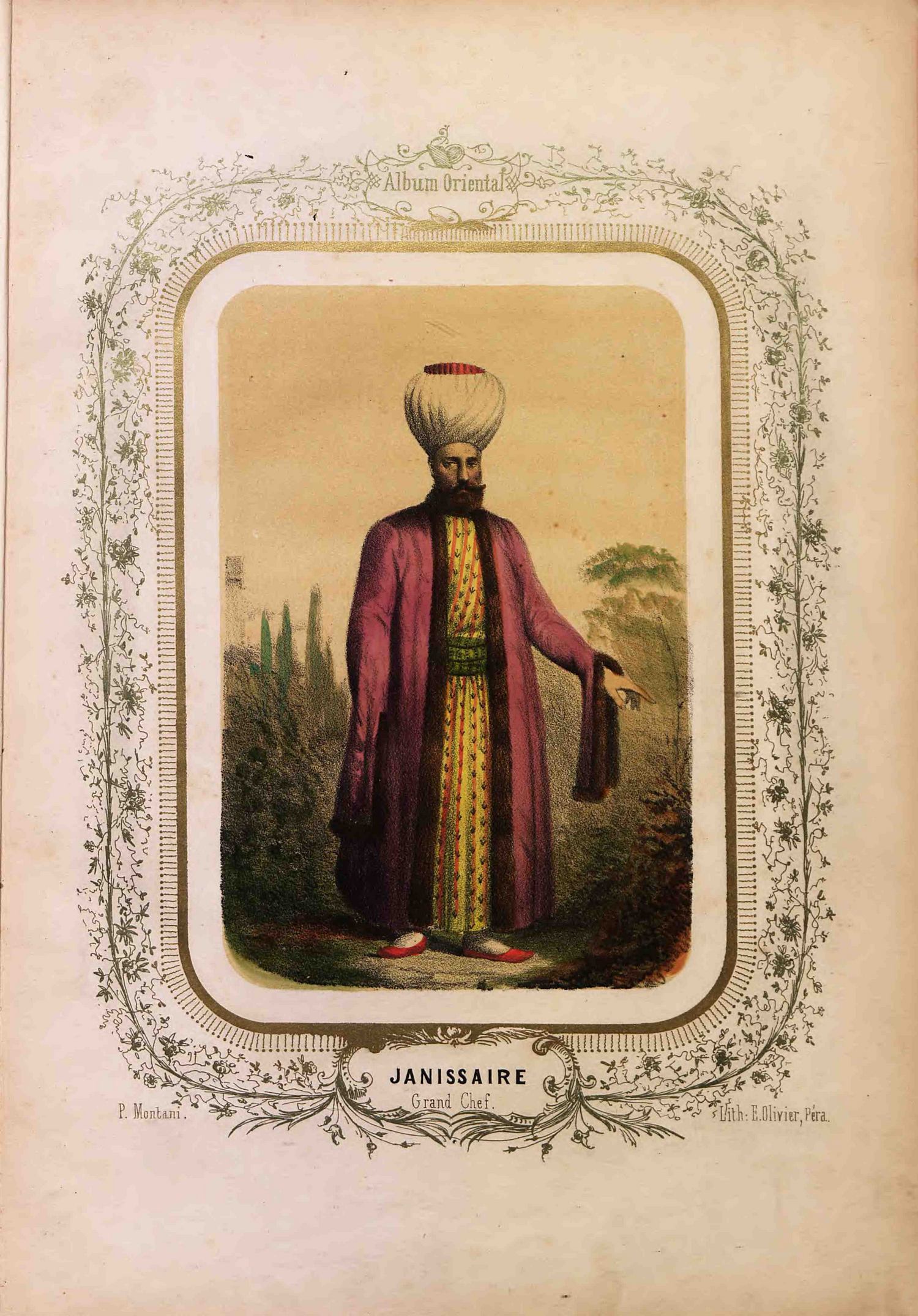 Ο επικεφαλής του τάγματος των Γενιτσάρων