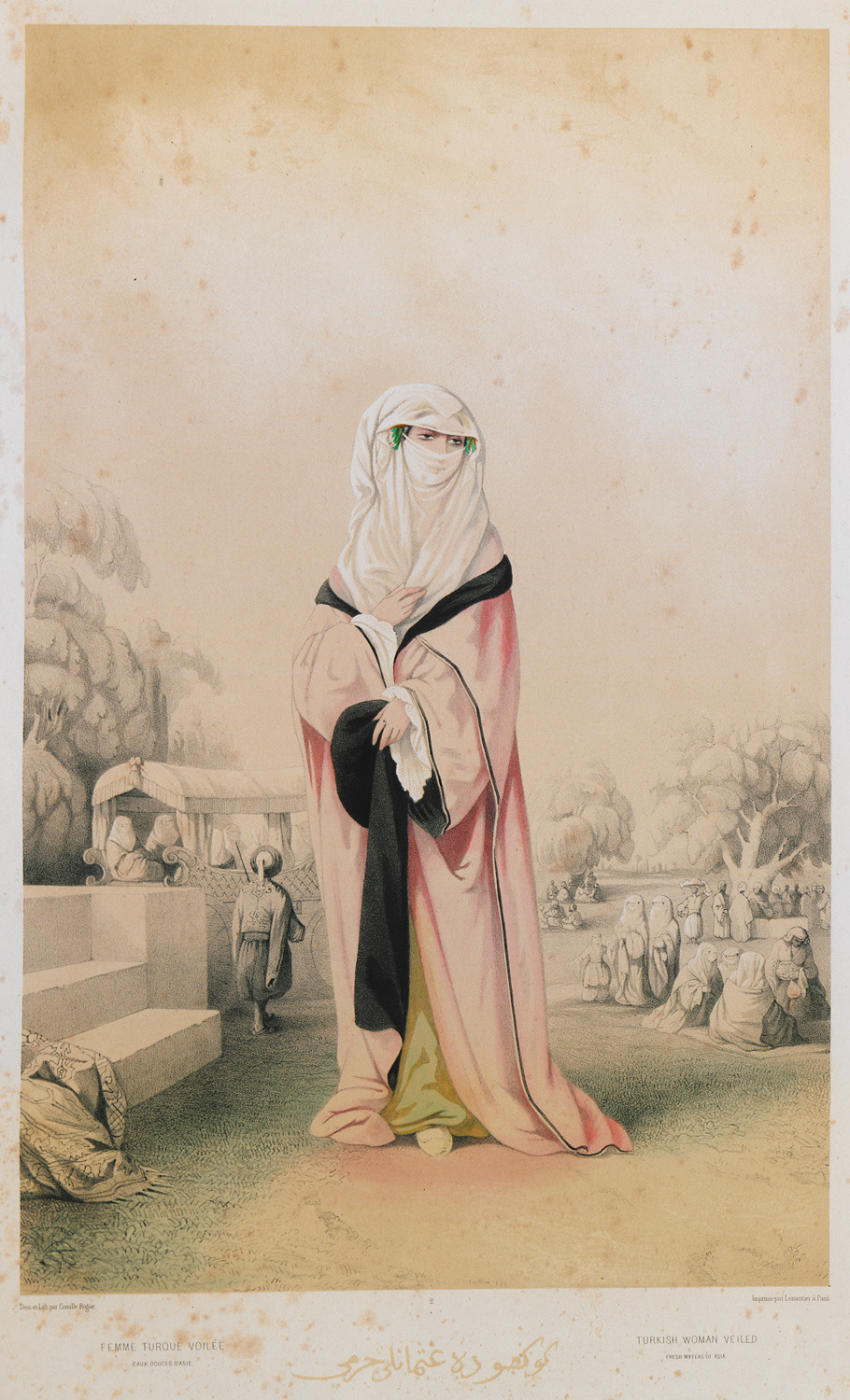 Οθωμανή με ενδυμασία περιπάτου