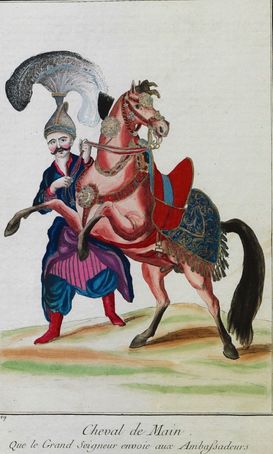 Άλογο της Αραβίας που ο Σουλτάνος προσέφερε στους πρέσβεις