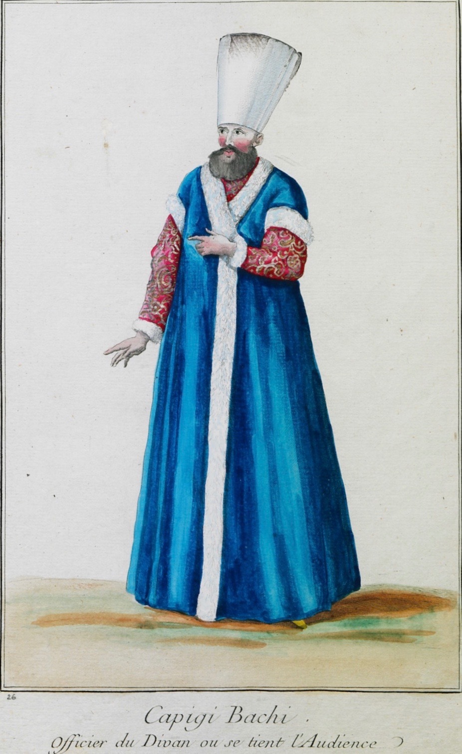 Καπιτζί Μπασί, τελετάρχης του παλατιού του Σουλτάνου